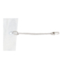 FORTEX Spanelastiek 25cm met nylon haakje Ø4mm wit