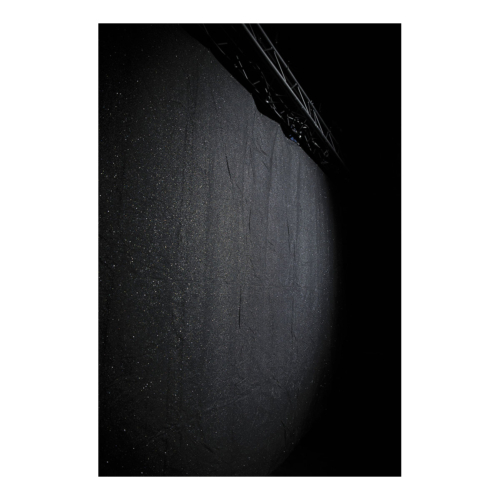 Showtec Glamourmolton Backdrop 400 gram/m² 3m (b) x 3m (h) zwart