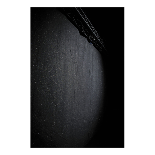 Showtec Glamourmolton Backdrop 400 gram/m² 4m (h) x 3m (b) zwart
