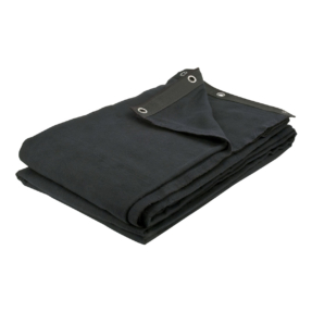 Showgear Dekomolton Backdrop 160 gram/m², zwart 6m (b) x 3m (h)