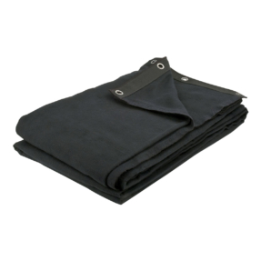 Showgear Decomolton Backdrop 160 gram/m² 4m (h) x 3m (b) zwart