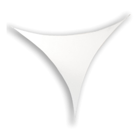 WENTEX® Stretch Shape driehoek 375 cm x 250 cm, wit