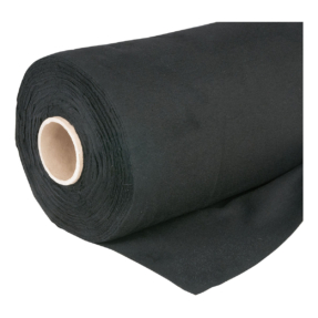 Showgear Deco-Flanel op rol 60m x 130cm zwart