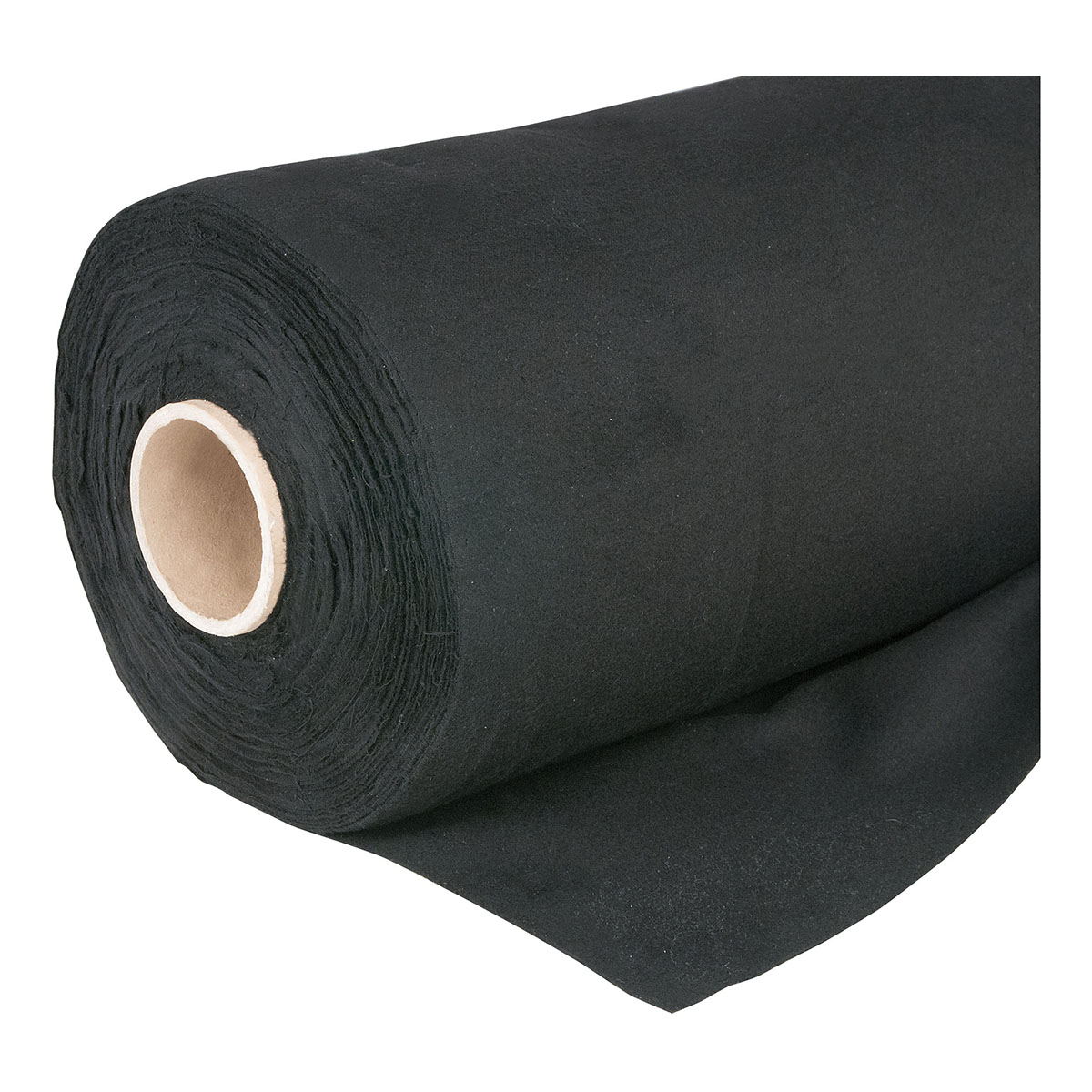 Showgear Deco-Flanel op rol 60m x 130cm zwart Showgear Deco-Flanel op rol 60m x 130cm zwart