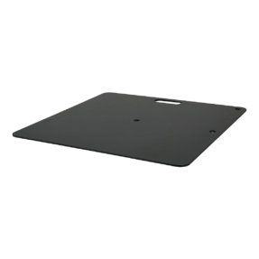 WENTEX® Pipe & Drape Baseplate 35 x 30 cm (lxb) - zwart