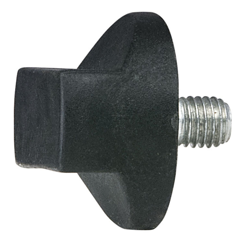 WENTEX® Rotary knob M10x12 (gordijnsteun) zwart