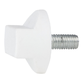 WENTEX® Rotary knob M10x20 (rechtop) - white