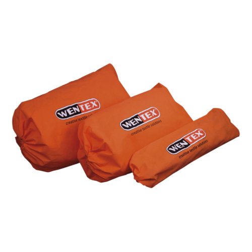 WENTEX® Pipe & Drape draagtas oranje S voor gordijnen 84x22cm
