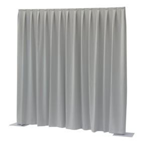 WENTEX® Pipe & Drape Dimout gordijn 300x300cm (bxh) 260 gram/m² geplooid - lichtgrijs