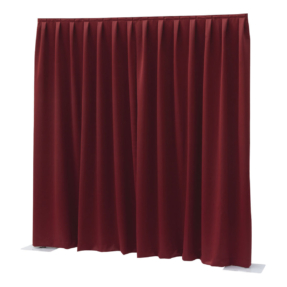 WENTEX® Pipe & Drape Dimout gordijn 300x400cm (bxh) 260 gram/m² geplooid - bordeauxrood