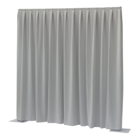 WENTEX® Pipe & Drape Dimout gordijn 300x400cm (bxh) 260 gram/m² geplooid - lichtgrijs