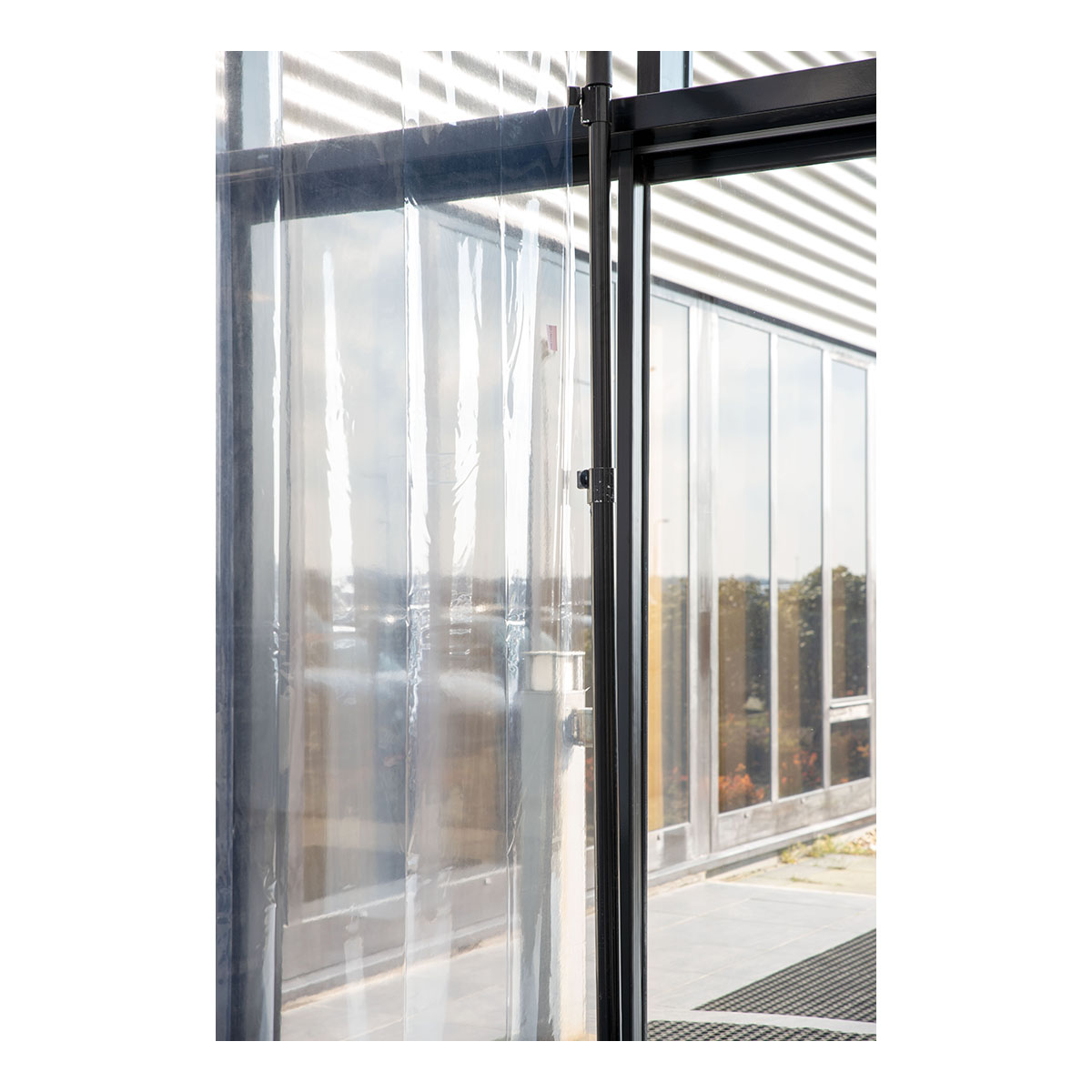 DISCONTINUED - WENTEX® Transparant PVC scherm 125x130 cm (bxh) DISCONTINUED - WENTEX® Transparant PVC scherm 125x130 cm (bxh)