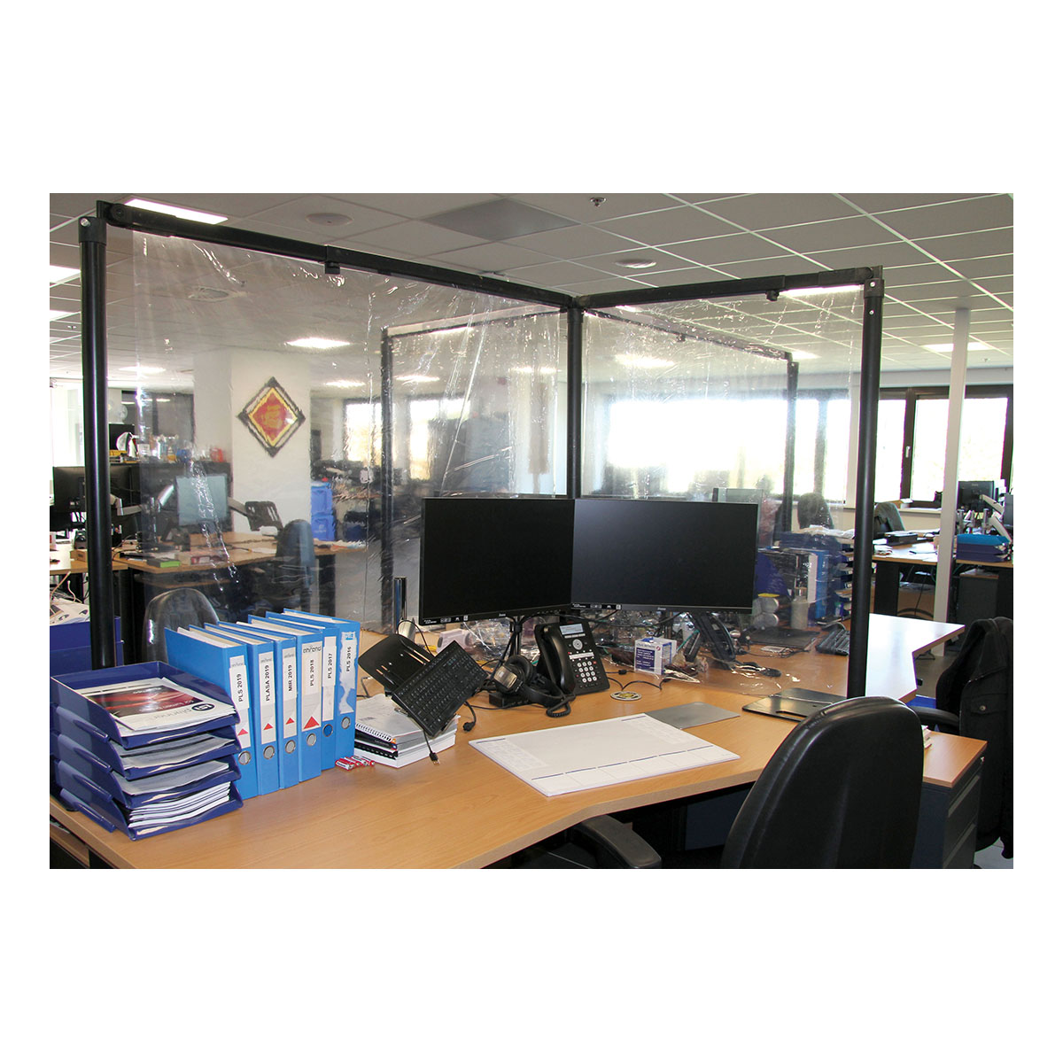 DISCONTINUED - WENTEX® Transparant PVC scherm 125x130 cm (bxh) DISCONTINUED - WENTEX® Transparant PVC scherm 125x130 cm (bxh)