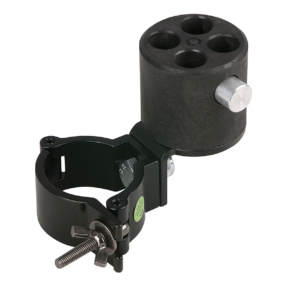 WENTEX® Angled bracket with 4-way con. en 50 mm halve koppeling