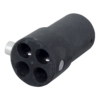 WENTEX® 4-weg vervangende Connector Ø50,8 mm - zwart