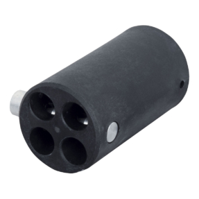 WENTEX® 4-way connector replacement kit 40,6(dia)mm - zwart