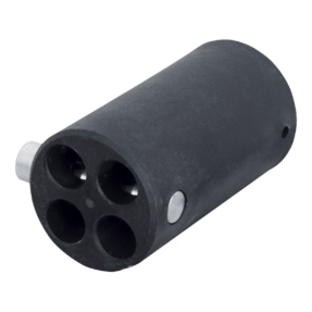 WENTEX® 4-weg vervangende Connector Ø40,6 mm - zwart