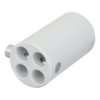 WENTEX® 4-weg vervangende Connector  Ø45,7 mm - wit