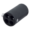 WENTEX® 4-weg vervangende Connector Ø45,7 mm - zwart