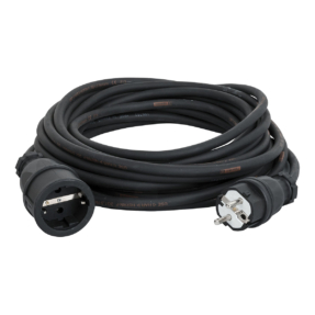 Titanex neopreen verlengkabel Schuko/Schuko met PCE 3x 1,5 mm² - 10 meter