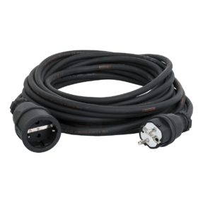 Titanex neopreen verlengkabel Schuko/Schuko met PCE 3x 1,5 mm² - 20 meter
