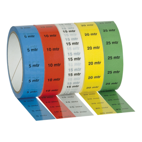 Showtec Vloermarkering Tape 33m rol 25mm rood 10m indicator