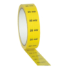 Showtec Vloermarkering Tape 33m rol 25mm geel 20m indicator
