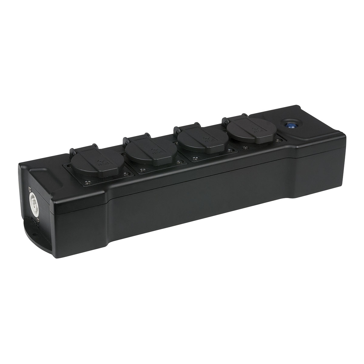 Showgear PowerBOX 4 verdeeldoos 4-weg met PowerCon Showgear PowerBOX 4 verdeeldoos 4-weg met PowerCon