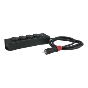 Showgear PowerBOX 4C verdeeldoos 4-weg - 1,5 m voedingskabel