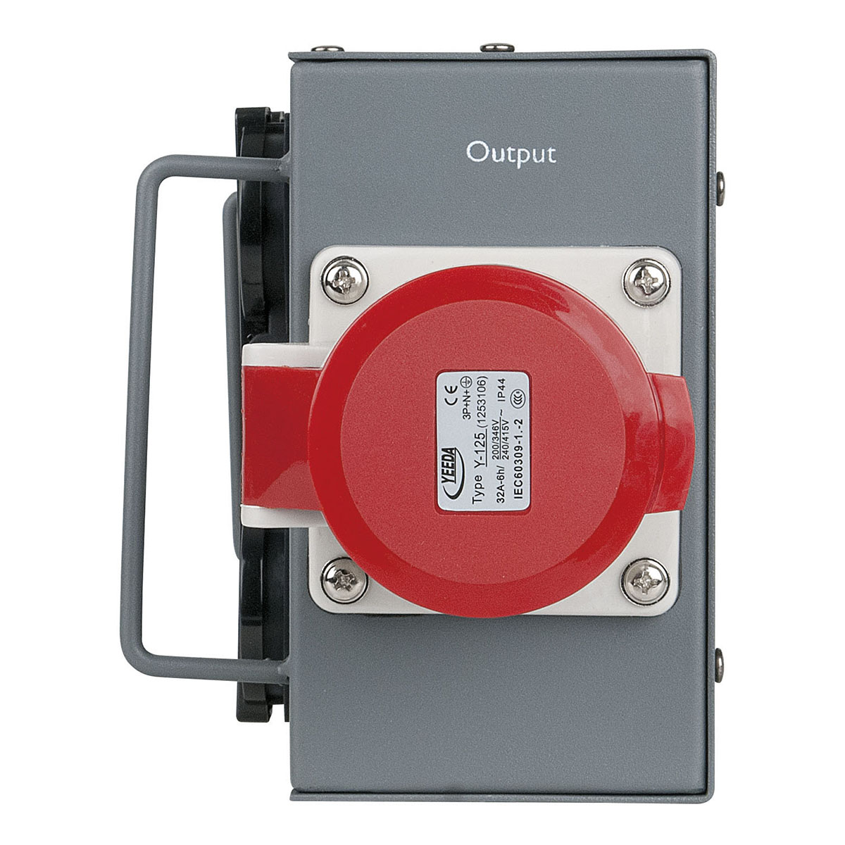 Showgear Powersplit 32 krachtstroomverdeler CEE 32A naar 6x Schuko en CEE 32A uitgang Showgear Powersplit 32 krachtstroomverdeler CEE 32A naar 6x Schuko en CEE 32A uitgang