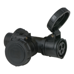 PCE CEE 3-polige T-connector stroomverdeler 16A IP67