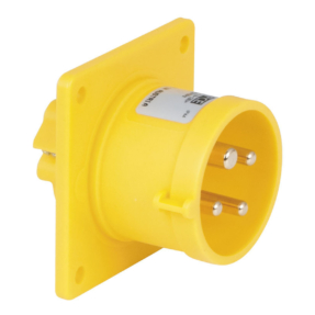 PCE CEE 16A 110V 4p Socket Male Geel, IP44