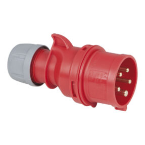 PCE CEE 16A 400V 5p Plug Male Rood, IP44