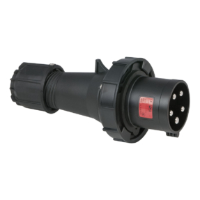 PCE CEE 63A 400V 5p Plug Male Zwart, IP67