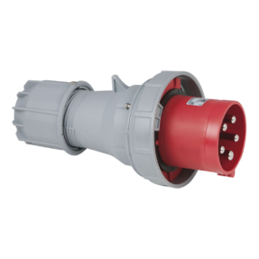 PCE CEE 125A 400V 5p Plug Male Rood, IP67