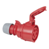 PCE CEE 16A 400V 5p Plug Female Rood, IP44