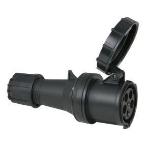 PCE CEE 63A 400V 5p Plug Female Zwart, IP67