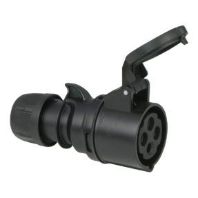 PCE CEE Contrastekker female 4-polig met Turbo Twist - 16A 400V IP44 zwart