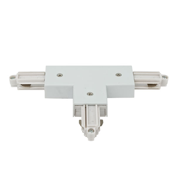 Artecta 1-fase rechts T-verbinder wit (RAL9003) Artecta 1-fase rechts T-verbinder wit (RAL9003)