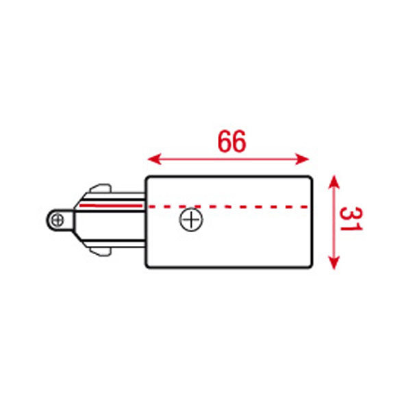 Artecta 3-fase input voedingsconnector links zwart (RAL9004) Artecta 3-fase input voedingsconnector links zwart (RAL9004)