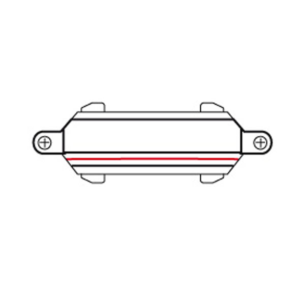 Artecta 3-fase doorverbinder zwart (RAL9004) Artecta 3-fase doorverbinder zwart (RAL9004)
