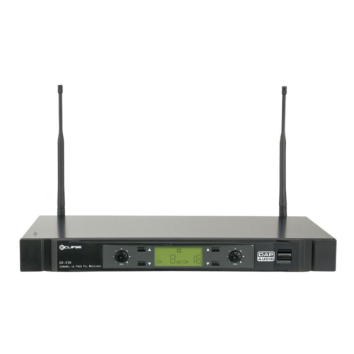 DAP ER-216B Draadloze PLL microfoon ontvanger 822 - 846 MHz