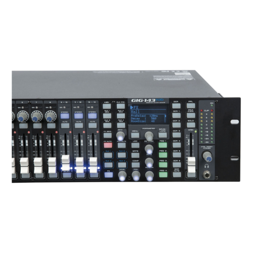 DAP GIG-143 TAB - Digitale mixer 14 kanalen - 19 inch 3HE