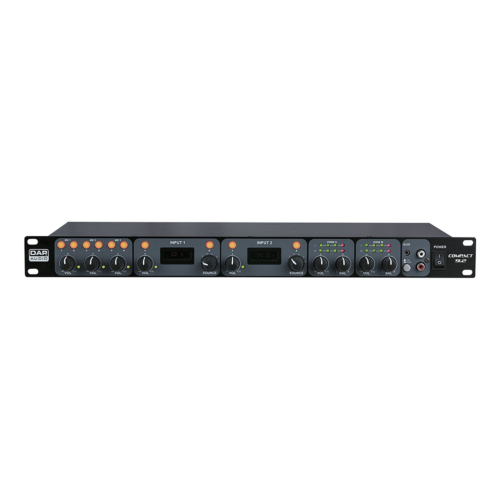 DAP Compact 9.2 Zone-mixer 9 kanalen - 19 inch 1HE