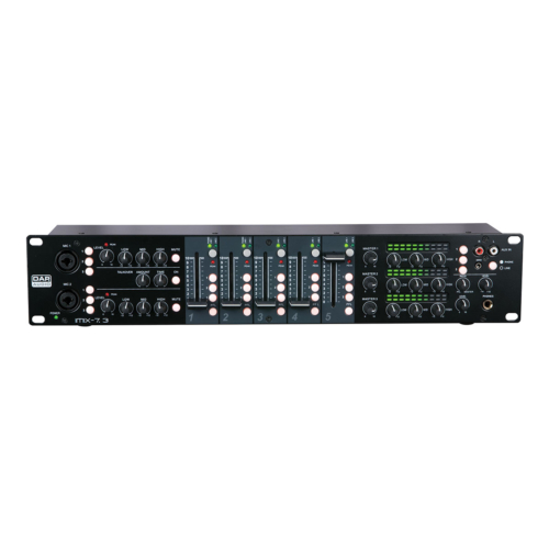 DAP IMIX-7.3 Mixer 7 kanalen - 19 inch 2HE