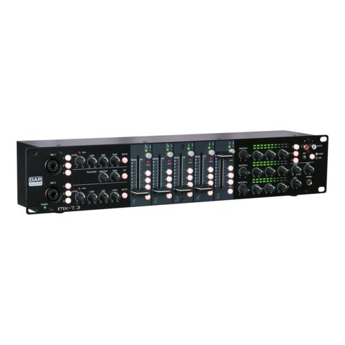 DAP IMIX-7.3 Mixer 7 kanalen - 19 inch 2HE