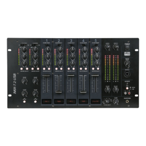 DAP IMIX-7.2 Mixer 7 kanalen met USB-interface - 19 inch 6HE