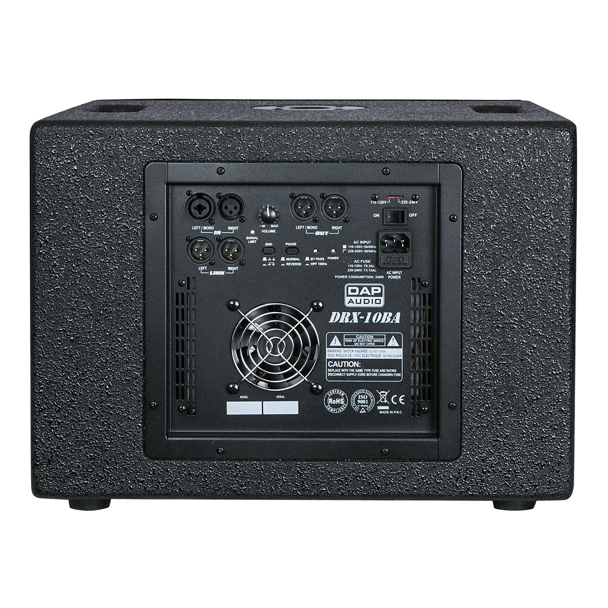 DISCONTINUED - DAP DRX-10BA Actieve Subwoofer - 10 inch 600W DISCONTINUED - DAP DRX-10BA Actieve Subwoofer - 10 inch 600W