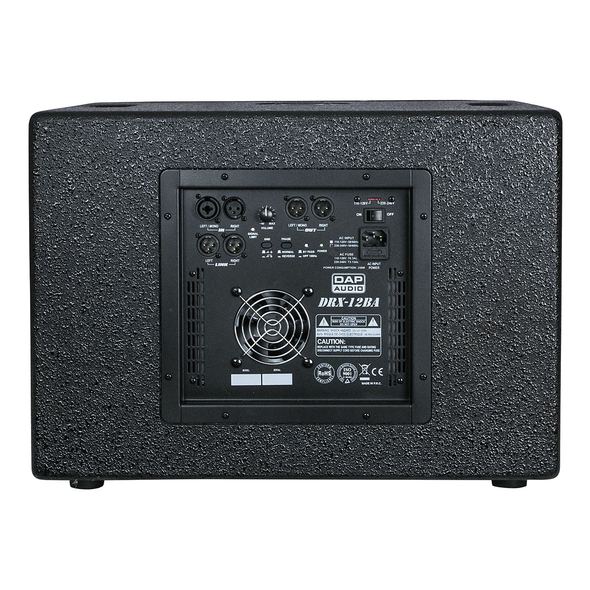 DISCONTINUED - DAP DRX-12BA Actieve Subwoofer - 12 inch 600W DISCONTINUED - DAP DRX-12BA Actieve Subwoofer - 12 inch 600W