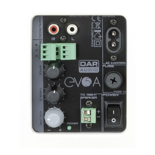 DAP EVO 5A Actieve speaker wit - 5,25 inch 25W